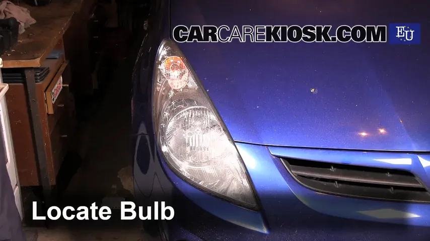 2009 Hyundai i20 Classic 1.2L 4 Cyl. Lights Highbeam (replace bulb)